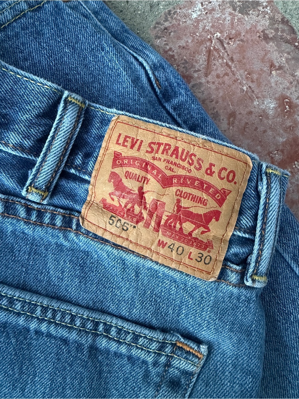 Levi’s 505 40 x 30 medium wash